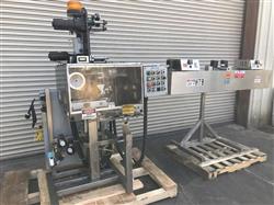 Image PDC 50ER Neck Bander, Shrink Sleeve Labeler with PDC 72in Stainless Steel Heat tunnel - 2 from Bid-on-Equipment.com