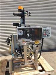 Image PDC 50ER Neck Bander, Shrink Sleeve Labeler with PDC 72in Stainless Steel Heat tunnel - 3 from Bid-on-Equipment.com