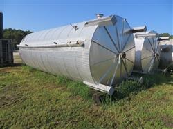 Image 8000 Gallon MIDWEST TANK Vertical Insulated Tanks - Stainless Steel  - 1 from Bid-on-Equipment.com