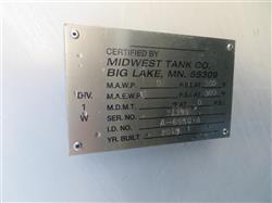 Image 8000 Gallon MIDWEST TANK Vertical Insulated Tanks - Stainless Steel  - 4 from Bid-on-Equipment.com