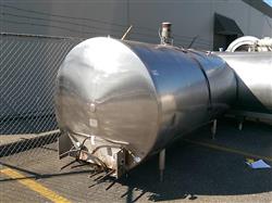 Image 1250 Gallon Horizontal Milk Tank - Stainless Steel - 11 from Bid-on-Equipment.com