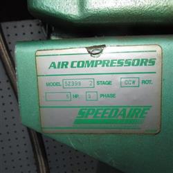 Image SPEEDAIRE 5Z399 Air Compressor - 3 from Bid-on-Equipment.com
