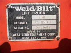 Image WELD-BILT 64P Lift Truck - 3 from Bid-on-Equipment.com