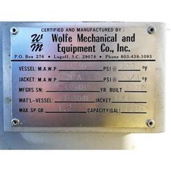 Image 2500 Gallon WOLFE MECHANICAL Tank - Stainless Steel  - 7 from Bid-on-Equipment.com