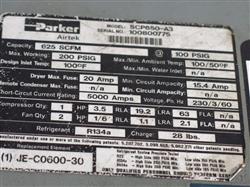 Image PARKER AIRTEK SCP650-A3 Air Dryer - 6 from Bid-on-Equipment.com
