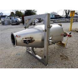Image 32 Cu. Ft. Eccentric Dry Bulk Scale Hopper Weigh Bin - Stainless Steel - 7 from Bid-on-Equipment.com