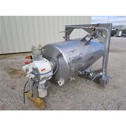 Image 32 Cu. Ft. Eccentric Dry Bulk Scale Hopper Weigh Bin - Stainless Steel - 3 from Bid-on-Equipment.com