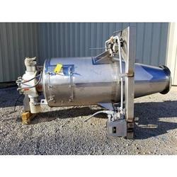 Image 32 Cu. Ft. Eccentric Dry Bulk Scale Hopper Weigh Bin - Stainless Steel - 5 from Bid-on-Equipment.com