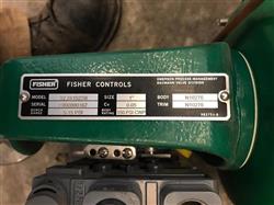 Image 3/4in FISHER Flanged Control Valve - Pneumatic Globe Valve - 2 from Bid-on-Equipment.com