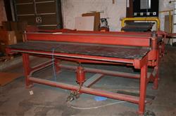 Image 82in S&S Corrugated Cardboard Slitter Scorer Slitter Machine Sample Table with Video - 4 from Bid-on-Equipment.com
