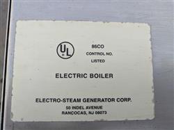 Image ELECTRO-STEAM Steam Generator - Model LB-240 - 31 from Bid-on-Equipment.com