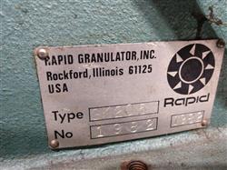 Image 5 HP RAPID GK205 Granulator - 7in X 9in, Open Rotor - 6 from Bid-on-Equipment.com