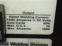 Image TRW NELSON 101 Stud Welder - 6 from Bid-on-Equipment.com