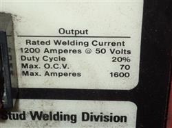 Image TRW NELSON 101 Stud Welder - 6 from Bid-on-Equipment.com