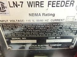 Image LINCOLN ELECTRIC LN-7 Wire Feeder - 3 from Bid-on-Equipment.com