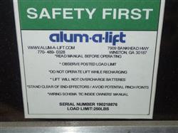 Image ALUM-A-LIFT Electric Lift - 6 from Bid-on-Equipment.com