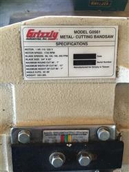 Image GRIZZLY Metal Cutting Band Saw - G0561, 7in X 12in - 2 from Bid-on-Equipment.com