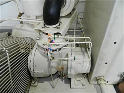 Image 50 HP GARDNER DENVER Rotary Screw Air Compressor - Model EDEQJH, 200 CFM at 125 PSI - 7 from Bid-on-Equipment.com