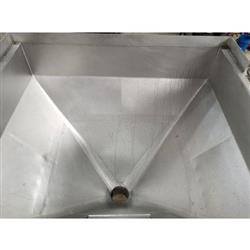 Image 50 Cu. Ft. MTC Storage Dump Hopper - Stainless Steel, 3000 Lb. Capacity - 10 from Bid-on-Equipment.com