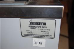 Image BROOKFIELD TC 501P Temperature Bath - 3 from Bid-on-Equipment.com