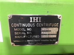 Image IHI Decanter Centrifuge - Model HS-325 FS (Lot of 2) - 2 from Bid-on-Equipment.com