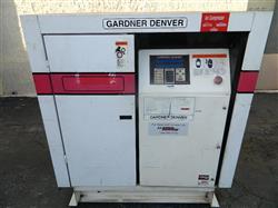 Image 100 HP GARDNER DENVER Rotary Screw Air Compressor - Model EBPQMC, 400 CFM at 100 PSI - 1 from Bid-on-Equipment.com