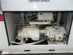 Image 100 HP GARDNER DENVER Rotary Screw Air Compressor - Model EBPQMC, 400 CFM at 100 PSI - 2 from Bid-on-Equipment.com