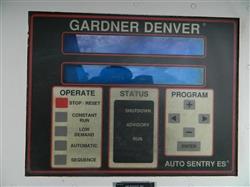 Image 100 HP GARDNER DENVER Rotary Screw Air Compressor - Model EBPQMC, 400 CFM at 100 PSI - 8 from Bid-on-Equipment.com