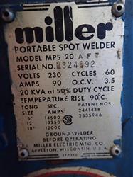 Image MILLER MPS 20 AFT Spot Welder - 4 from Bid-on-Equipment.com