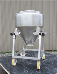 Image 100 Gallon Tank - Stainless Steel - 2 from Bid-on-Equipment.com