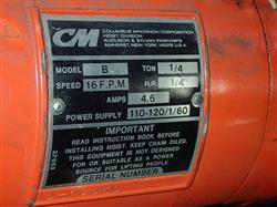 Image COLUMBUS MCKINNON B Electric Chain Hoist - 6 from Bid-on-Equipment.com
