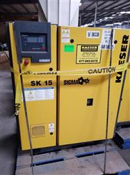 Image KAESER SK15 Air Compressor with TB19 Dryer - 1 from Bid-on-Equipment.com