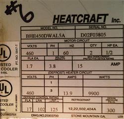 Image BOHN BHE450DWAL5A Evaporator - 45,000 BTU  - 2 from Bid-on-Equipment.com
