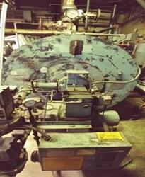Image 100 HP YORK SHIPLEY Steam Boiler - Natural Gas Fired - 4 from Bid-on-Equipment.com