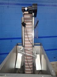 Image Incline Conveyor with Stainless Steel Hopper - 4 from Bid-on-Equipment.com
