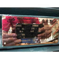 Image 15 HP JLEM NEMA Premium Efficiency Electric Motor - 254T Frame, 1770 RPM - 2 from Bid-on-Equipment.com