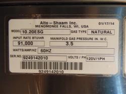 Image ALTO SHAAM Combitherm Oven - Model 10.20 ESG, Natural Gas - 2 from Bid-on-Equipment.com