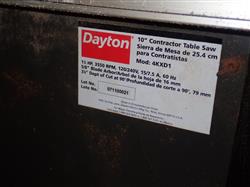 Image DAYTON 4KXD1 Portable Table Saw - 6 from Bid-on-Equipment.com
