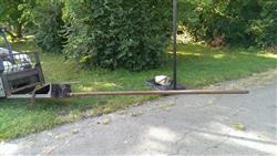 Image Industrial Heavy Duty Fork Lift Pipe Boom Pole Beam Ram Attachment - 1 from Bid-on-Equipment.com