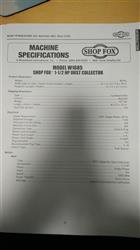 Image SHOP FOX W1685 Dust Collector - 2 from Bid-on-Equipment.com