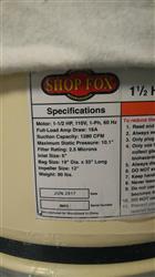 Image SHOP FOX W1685 Dust Collector - 4 from Bid-on-Equipment.com