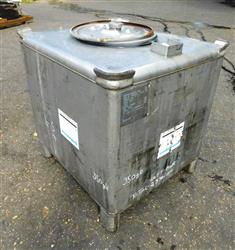 Image 350 Gallon HOOVER Tote - Stainless Steel - 1 from Bid-on-Equipment.com