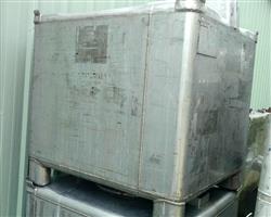 Image 345 Gallon HOOVER Tote - Stainless Steel - 1 from Bid-on-Equipment.com