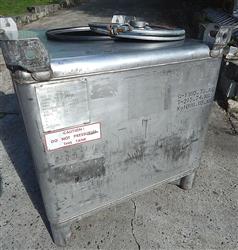 Image 300 Gallon HOOVER Tote - Stainless Steel - 5 from Bid-on-Equipment.com