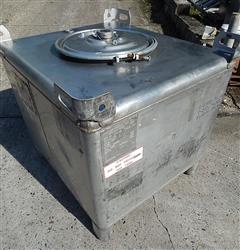 Image 300 Gallon HOOVER Tote - Stainless Steel - 1 from Bid-on-Equipment.com