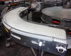 Image 90 Degree White Intralox Turn Conveyor - 14in Wide, Stainless Steel Sanitary - 3 from Bid-on-Equipment.com