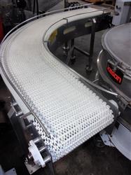 Image 90 Degree White Intralox Turn Conveyor - 14in Wide, Stainless Steel Sanitary - 5 from Bid-on-Equipment.com