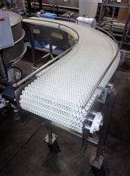 Image 90 Degree White Intralox Turn Conveyor - 14in Wide, Stainless Steel Sanitary - 7 from Bid-on-Equipment.com