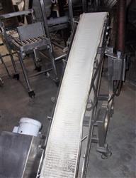 Image 12in Troughing Incline Belt Conveyor - Stainless Steel Sanitary - 1 from Bid-on-Equipment.com