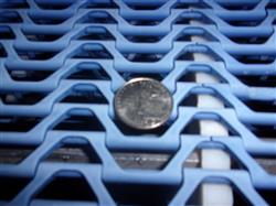 Image 34in X 167in Blue Intralox Belt Conveyor - Stainless Steel, Sanitary - 7 from Bid-on-Equipment.com